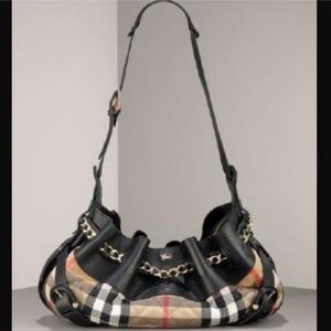 Burberry Quilted Chain Margaret Bag
